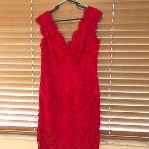 Tadashi Shoji Red Dress